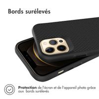 imoshion Coque Rugged Hybrid Carbon iPhone 12 Pro Max - Noir