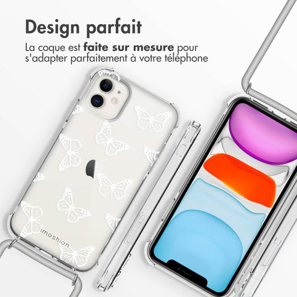 imoshion Coque Design avec cordon iPhone 11 - Butterfly