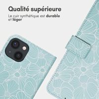 imoshion Étui de télephone portefeuille Design Apple iPhone 13 - Botanica