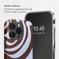 Selencia Coque arrière Vivid Apple iPhone 14 Pro - Dream Swirl Chocolate