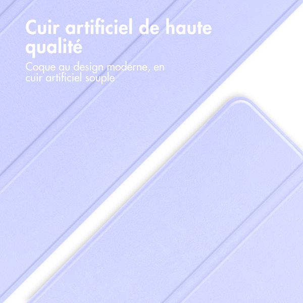 imoshion Coque tablette Trifold Apple iPad 11 (2025) 11 pouces / iPad 10 (2022) 10.9 pouces - Lila