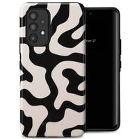 Selencia Coque arrière Vivid Samsung Galaxy A53 - Art Wave Black