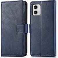 imoshion Étui de télephone portefeuille Motorola Moto G73 - Bleu foncé