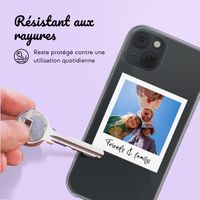 Coque personnalisée avec polaroid iPhone 14 - Transparent