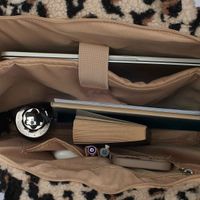 Selencia Sac Fourre-tout Zaya - Teddy Sac Ordinateur 16 pouces - Léopard