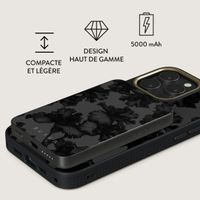 Burga Powerbank magnétique 5 000 mAh - MagSafe et Qi2 - Nocturnal / Gunmetal