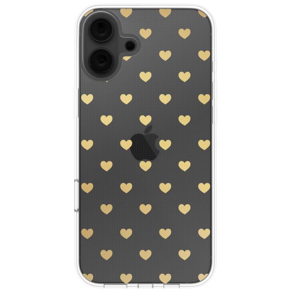 imoshion Coque Design iPhone 16 - Golden Hearts