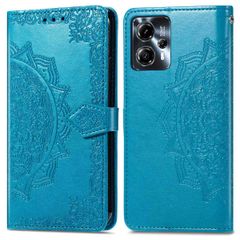 imoshion Etui de téléphone portefeuille Mandala Motorola Moto G13 / G23 - Turquoise