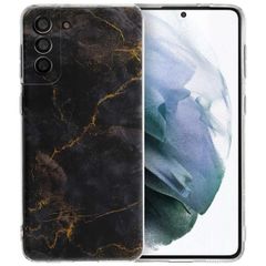 imoshion Coque Design Samsung Galaxy S21 Plus - Black Marble