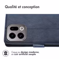 imoshion Étui de télephone portefeuille Oppo Find X9 - Bleu foncé