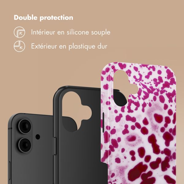 Selencia Coque arrière Vivid Apple iPhone 16 - Cosmic Orchid