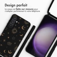 imoshion Coque design en silicone avec cordon Samsung Galaxy S23 FE - Sky Black