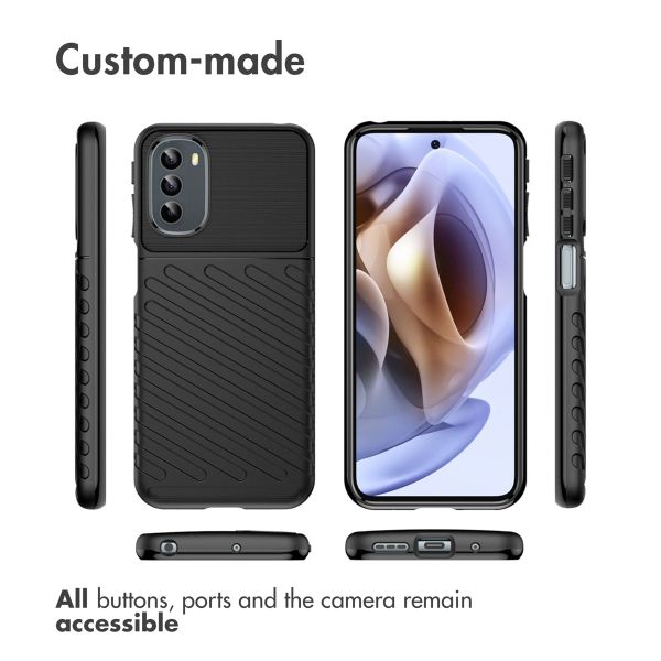 imoshion Coque Arrière Thunder Motorola Moto G31 / G41 - Noir