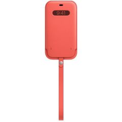 Apple Sacoche en cuir MagSafe Apple iPhone 12 Pro Max - Pink Citrus