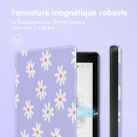 imoshion Design Slim Hard Case Sleepcover Kobo Aura One - Flowers Distance