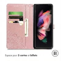imoshion Etui de télephone Mandala Samsung Galaxy Z Fold 6 - Rose Doré