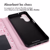 imoshion Étui de télephone portefeuille Design Samsung Galaxy A56 - Blush Berries