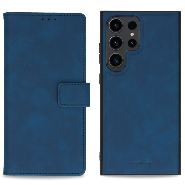 imoshion Etui de téléphone de type portefeuille de luxe 2-en-1 amovible Samsung Galaxy S24 Ultra - Bleu