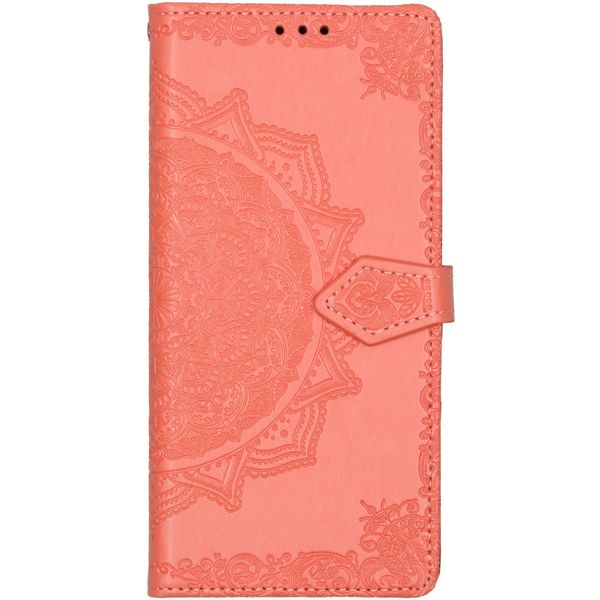 Etui de téléphone portefeuille Samsung Galaxy A71 - Orange