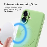 imoshion Coque Couleur avec MagSafe Apple iPhone 16 - Vert