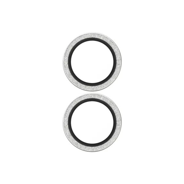 PanzerGlass Protection Caméra Hoops Optic Rings Apple iPhone 17 - Argent Pailleté