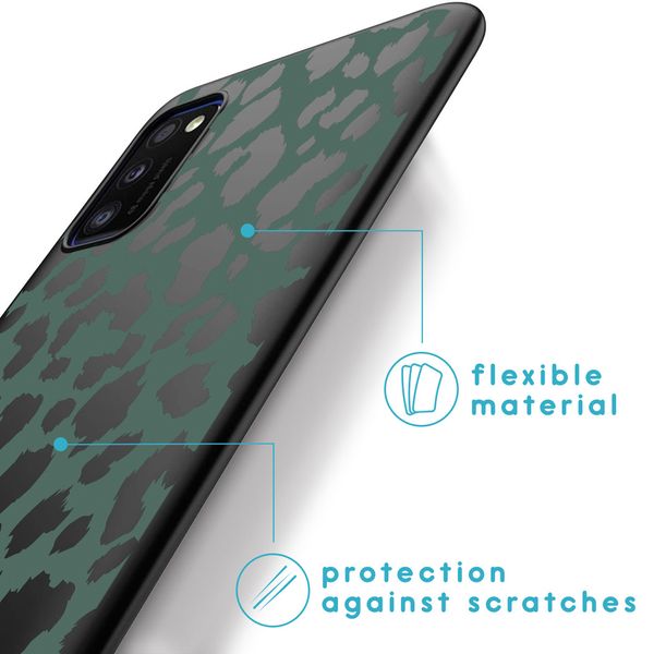 imoshion Coque Design Samsung Galaxy A41 - Green Leopard
