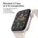 imoshion Bracelet en silicone⁺ Apple Watch Series 1 á 9 / SE (38/40/41 mm) | Series 10 (42 mm) - Lumière stellaire - Taille S/M