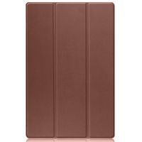 imoshion Coque tablette Trifold Samsung Galaxy Tab S8 Ultra - Brun