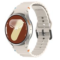 imoshion Bracelet Wave en silicone Samsung Galaxy Watch 4 / 5 / 6 / 7 (20 mm) - Lumière stellaire