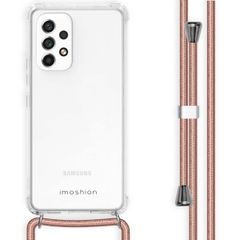 imoshion Coque avec dragonne Samsung Galaxy A53 - Rose Doré