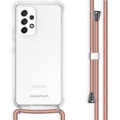 imoshion Coque avec cordon Samsung Galaxy A53 - Rose Dorée