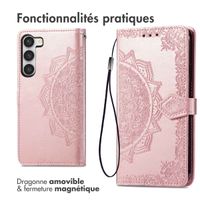 imoshion Etui de télephone Mandala Samsung Galaxy S23 - Rose Doré