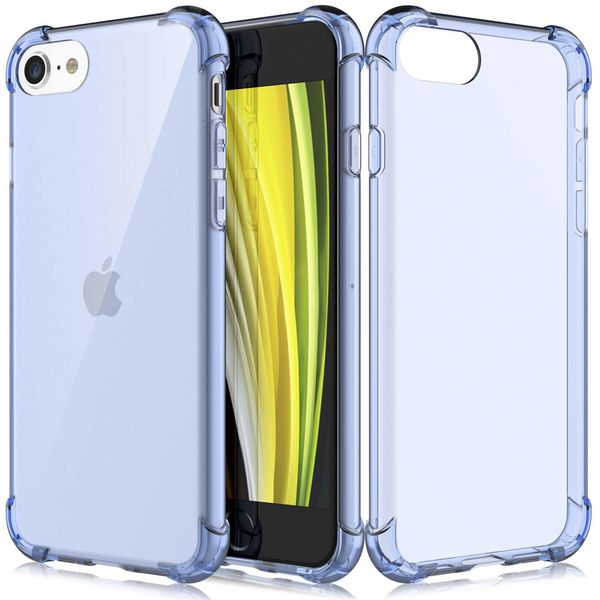 imoshion Coque antichoc iPhone SE (2022 / 2020) / 8 / 7 - Bleu