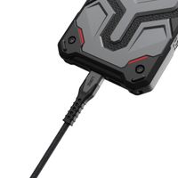 UAG Câble de charge USB-C vers Lightning avec cœur en Kevlar® - 1,5 mètre - Noir / Gris