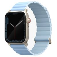 Uniq Bracelet double face Revix Premium Edition Apple Apple Watch Series 1 á 9 / SE (38/40/41 mm) | Series 10 (42 mm) - Bleu Arctique/Doux