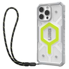 UAG Coque Pathfinder MagSafe avec ﻿Bracelet iPhone 16 Pro Max - Active Neon