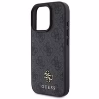 Guess Coque 4G Metal Logo MagSafe Apple iPhone 16 Pro Max - Noir