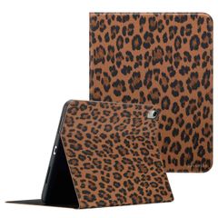 Selencia Coque tablette Sabi avec imprimé léopard Apple iPad 11 (2025) 11 pouces A16 / iPad 10 (2022) 10.9 pouces - Mocha Brown