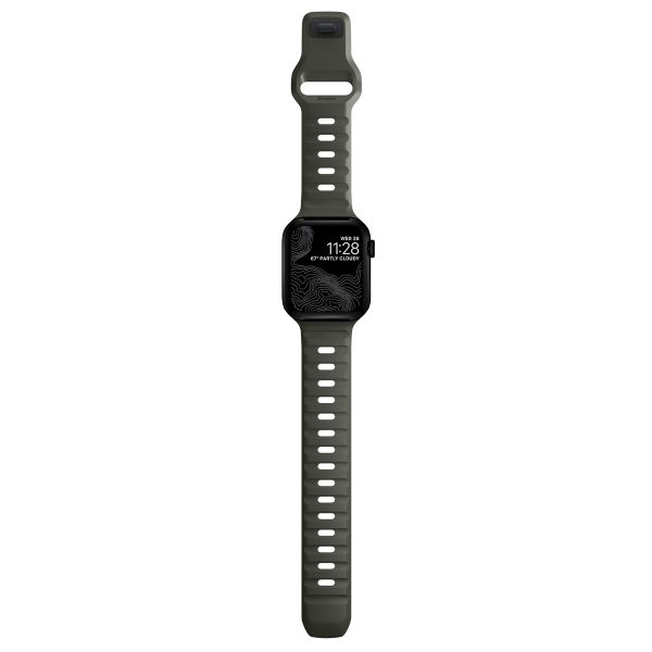 Nomad Bracelet Sport FKM Apple Watch Series 1 á 9 / SE (38/40/41 mm) | Series 10 (42 mm) - Ash Green