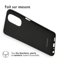 imoshion Coque Couleur Motorola Moto G51 - Noir