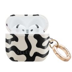 Selencia Coque Vivid Apple AirPods 4 - Art Wave Black
