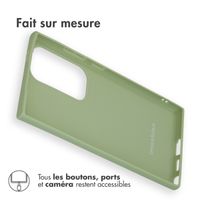 imoshion Coque Couleur Samsung Galaxy S24 Ultra - Olive Green