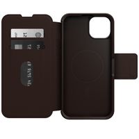 OtterBox Étui de télephone portefeuille Strada MagSafe Apple iPhone 15 Plus - Marron