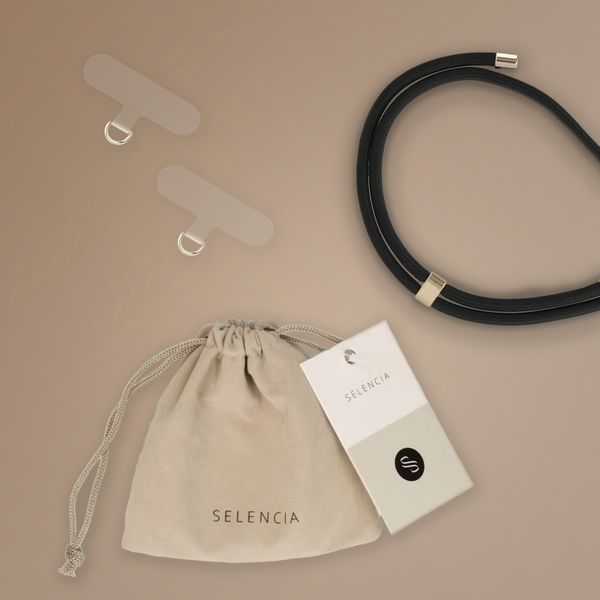 Selencia Cordon de téléphone universel - Noir