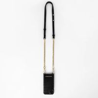 iDeal of Sweden Coque collier Atelier iPhone 13 - Jet Black Croco