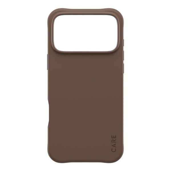 CARE by PanzerGlass Étui tendance Samba avec MagSafe Apple iPhone 17 Pro Max - Espresso Brown