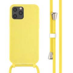 imoshion Coque en silicone avec cordon Apple iPhone 12 (Pro) - Jaune