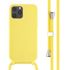 imoshion ﻿Coque en silicone avec cordon iPhone 12 (Pro) - Jaune