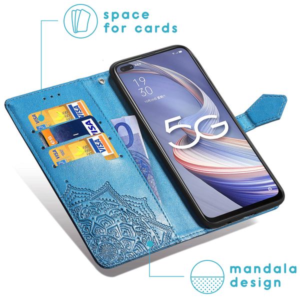 imoshion Etui de téléphone portefeuille Mandala Oppo Reno4 Z 5G