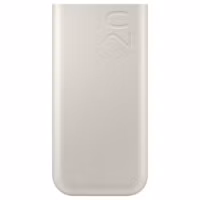 Samsung Batterie externe 20 000 mAh - Charge rapide 45 Watt - 3x USB-C - Beige